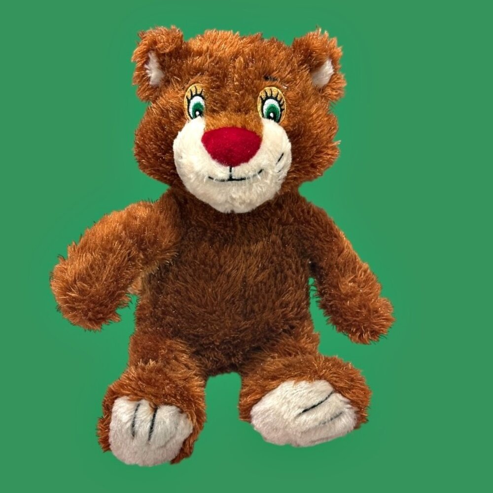 Steven Smith Plush Bear Tiger Cat Stuffed Animal Soft Toy Knowledge Learning 12"